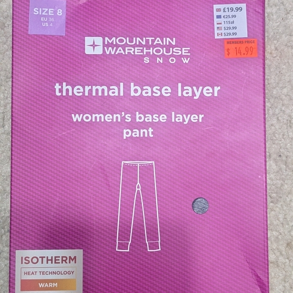 Thermal Base Layer Bundle (Long sleeve and bottoms) - Picture 2 of 5